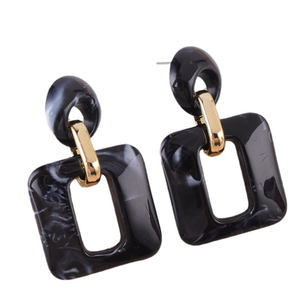 Pendientes Cuadrados Exquisitos de Acrílico para Mujer, Diseño de Nicho Sencillo, Novedad 2026, Joyería de Moda al por Mayor - Product Image 6