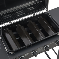 Grill BBQ en acier MQ SKJ avec allumage piézoélectrique, haute pression, sécurité et contrôle de température, pour cuisson à l'huile - Entrepôt USA