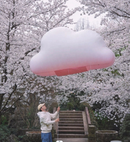 Nuage gonflable géant publicitaire, ballon à hélium de nuage de Parade