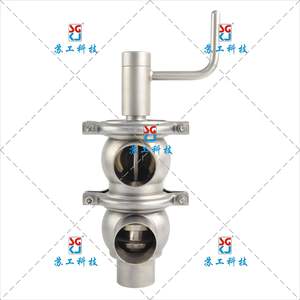 Stainless Steel Sanitary Manual Directional <b>Valve</b> Stop Structure for Water Shutoff OEM Customization Supported - Product Image 3