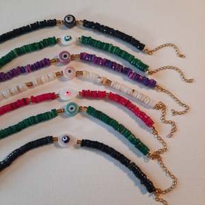 Bracciale moda donna autunno inverno fatto a mano in pietra naturale colorata con perline eleganti con <span class=keywords><strong>occhi</strong></span> malvagi Design per la vendita all'ingrosso di regali - Product Image 4