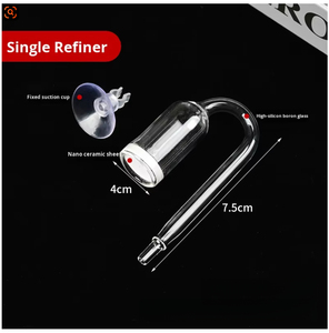 Difusor de Dióxido de Carbono <span class=keywords><strong>CO2</strong></span> de Vidrio con Diseño en Espiral para Acuarios, Transparente, Alta Solubilidad de Oxígeno - Product Image 6