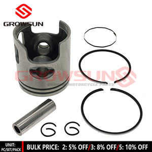 Jogjog60 KIT silinder 43MM dengan PIN 10MM untuk skuter 1PE40QMB 2T 50CC ZNEN LONGJIA JMSTAR TAOTAO SUNL ROTEKA VENTO UM - Product Image 5