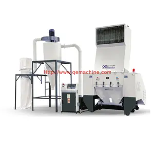 QE Plastic Recycling Machine 100HP plastic crusher and high quality film plastic granulators