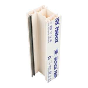 Customized White <strong>UPVC</strong> Plastic Extrusion Profile Mounting Fabric Track <strong>Trims</strong> Plastic Modling Type Extruding <strong>UPVC</strong> Profles - Product Image 3