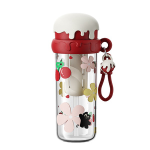 Cartoon Mixing Cup 650ml With Tea Strainer Party Drink Cup - Product Image 5