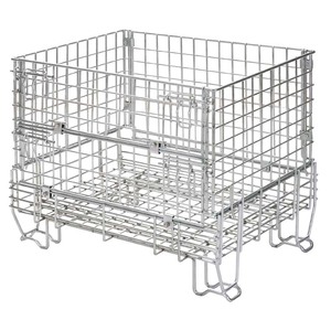 Gấp Heavy Duty kẽm mạ dây lưới mua sắm giỏ hàng với thiết kế chống thấm nước cho trong nhà/ngoài trời sử dụng - Product Image 2