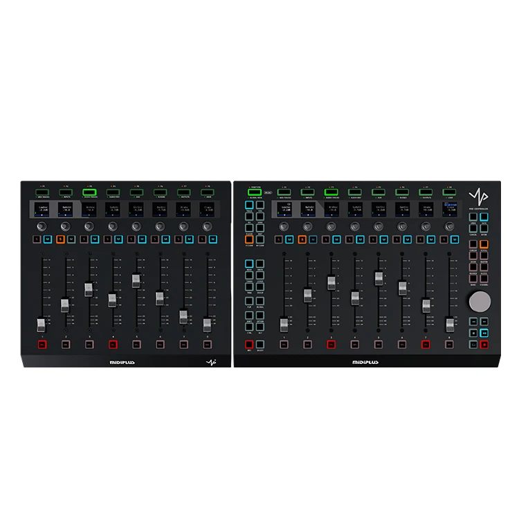 MidiplusUp触覚電動フェーダー8チャンネルシーケンサーミキサー