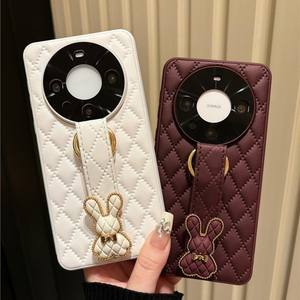 เคสโทรศัพท์สไตล์กริลสำหรับ <span class=keywords><strong>iPhone</strong></span> 16 PRO MAX 15 14 13ลายดอกไม้สุดหรูสำหรับผู้หญิงพร้อมสายคล้อง & ขาตั้ง - Product Image 3