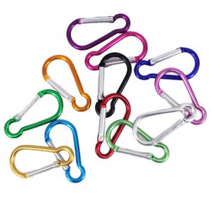 Porte-clés mousquetons ronds en alliage de zinc 2024 à prix abordable, imprimés en typographie, pour l'escalade, le camping et les accessoires de plein air, vente en gros - Product Image 1