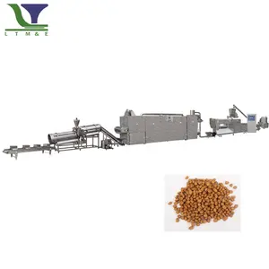 Double Screw Extruder Pet Food Making Machine Animal Food Process Line