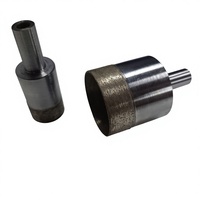 Foret diamanté sinterisé à queue droite pour verre, 5mm-125mm, marque HL, longue durée de vie, pour verre, marbre, pierre