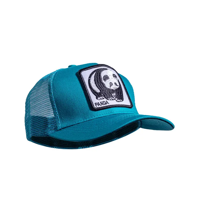 Venta al por mayor Animal parche Snapback de malla camionero sombrero para los hombres las mujeres del bordado gorras de béisbol