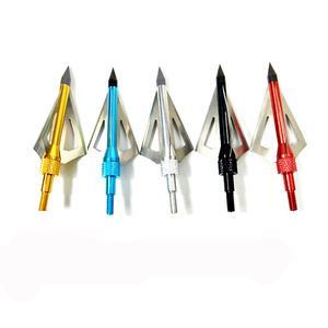 Personnalisé 100 Grain Chasse 3 Lames Fixe Arbalète Flèche Pointe Large Points Utilisés Comme Tir À L'<span class=keywords><strong>arc</strong></span> Accessoire De Chasse - Product Image 5