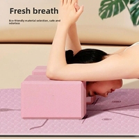 Brique de yoga en EVA haute densité, écologique, 23x15x7,5 cm, pour adultes, enfants, Pilates, fitness, entraînement d'équilibre, exercices