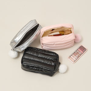 Kawaii rayas nube larga bolsa de maquillaje lindo Picnic bolsa kawaii bolsa - Product Image 4