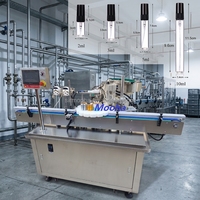 Machine de remplissage et de bouchage automatique de liquides cosmétiques chimiques 1g, machine de remplissage et de bouchage de flacons CBD, machine de remplissage et de bouchage par pulvérisation