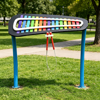 Customized Outdoor Educational Percussion Equipment Stainless Steel Tube Chime For Real Estate Villa Community Amusement Project