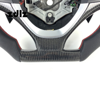 Volant de course F1 style OEM en fibre de carbone avec revêtement en cuir perforé noir et palettes en carbone pour BMW E90 E92 E93