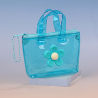Porte-monnaie transparent personnalisé UIOWIO en PVC, mini sac de rangement pour écouteurs, porte-clés, petit porte-monnaie étanche