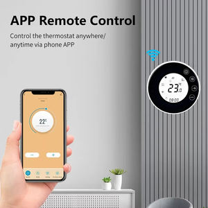 Termostatos Inteligentes RKHK <span class=keywords><strong>para</strong></span> Calefacción de Ahorro Energético <span class=keywords><strong>para</strong></span> Uso Doméstico con Función Programable y de Control por Voz, Termostato WiFi Inteligente - Product Image 4