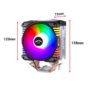 QiuzAim 12th generación 4/6 tubo de cobre ARGB Shenguang síncrono 2011 CPU disipador de calor 4pin silencioso 120mm ventilador AM5/1700/<span class=keywords><strong>i5</strong></span>/X99 - Product Image 6