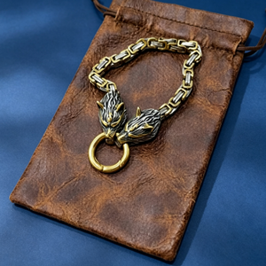 Vintage Genuine Leather Jewelry Pouch, Brown Drawstring <b>Storage</b> Bag for Rings Bracelets <b>Necklaces</b>, Small Jewelry Gift Bag - Product Image 6