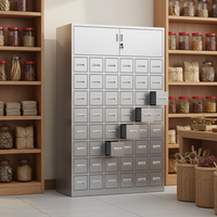 Armoire de pharmacie en acier inoxydable pour médecine traditionnelle chinoise, tiroirs de rangement écologiques, multifonctionnels, durables et faciles à utiliser