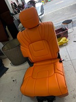 Housses de siège de voiture universelles en cuir – Ensemble complet pour sièges avant et arrière, appuie-tête détachable, compatibilité airbag, pour voitures fermées