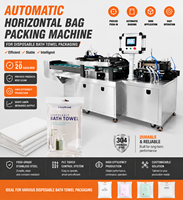 Machine d'emballage automatique pour articles jetables, machine d'emballage pour ensembles de quatre pièces jetables, machine d'emballage pour serviettes de bain