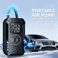 Mini compresseur d'air électrique portable sans fil 12V pour pneus de voiture, pompe gonflable numérique, moniteur de pression ABS 150psi