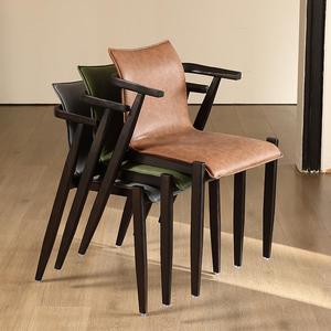 Chaise de salle à manger compacte en bois massif de designer, chaise suspendue moderne, <span class=keywords><strong>fauteuil</strong></span> empilable, idéale pour la maison, le bureau, l'hôtel, l'appartement - Product Image 5