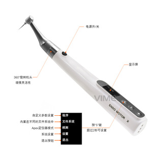 Motor endodóntico Vimel con pieza de mano dental, relación 16:1, inalámbrico, para conductos radiculares, con pantalla OLED y localizador de ápices para endodoncia - Product Image 4