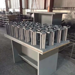 Welded Connectors Galvanized Steel Bar Embedded Parts For High Speed Railway Lighting Wall Panels Sound Barrier Construction - Product Image 1