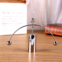 Pendule de Newton en métal, petit modèle Iron Man, équilibre perpétuel, figurine oscillante, décoration amusante pour la maison et le bureau