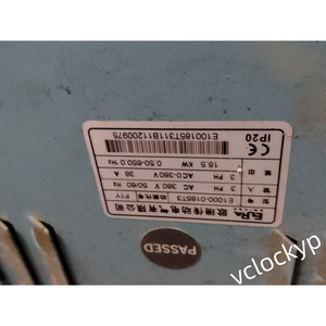 1PC Inverseur EURA d'occasion 380V 18.5KW E1000-0185T3 - Product Image 2