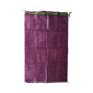 Sacs à oignons et sacs à pommes de terre en maille raschel circulaire PP, sur mesure, couleurs rouge, jaune, vert, tailles 5kg, 10kg, 15kg, 20kg. - Product Image 1