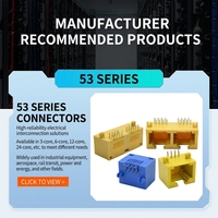 Conector GLGNET 10/100Base-T Gigabit 2x4 Integrado de 8 Pines RJ45 Hembra con LED, Conector Modular RJ45 para PCB, Conector Ethernet RJ45