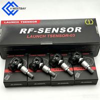 Sensor TPMS LAUNCH Asli Sistem Pemantau Tekanan Ban Mobil Pintar Tenaga Surya Digital TMPS