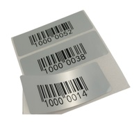 Autocollant en papier métallisé personnalisé avec fort autocollant de code à barres imprimé brillant auto-adhésif pour l'emballage