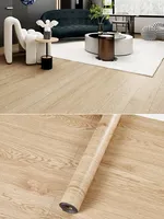 Autocollant de sol en PVC auto-adhésif à effet bois, imperméable et écologique, pour chambre, salon, toilettes, cuisine, décoration intérieure