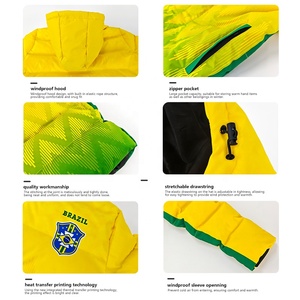 Veste d'hiver personnalisée en duvet pour <span class=keywords><strong>homme</strong></span>, veste matelassée de sport, sublimation, veste matelassée pour garder au chaud, manteaux en duvet - Product Image 4