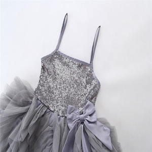 Falda con Tirantes Estilo Europeo para Niñas, Falda de Lentejuelas para Bebés - Product Image 2