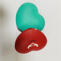 Calentador de manos portátil eléctrico con forma de corazón, Banco de energía reutilizable, regalo de invierno, recargable por USB