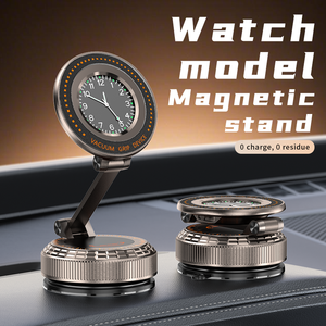 Nouveau produit 2026 Support magnétique portable pour voiture en métal à ventouse double face avec support universel pour montre et bureau - Product Image 2
