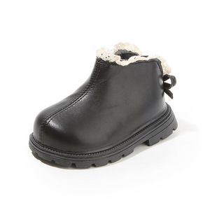 Wholesale New Design Winter Autumn Kids Snow Casual Boots Non-Slip Soft Children's Leather Shoes - Product Image 5