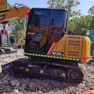 Pelle chinoise d'occasion SANY-SY75C avec bon état à vendre pelles d'occasion - Product Image 3