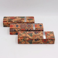 Étui à lunettes coloré WholeCork coque dure lunettes boîte d'emballage étuis à lunettes de soleil en bois