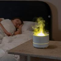 Diffuseur d'arômes à effet flamme et vague océanique, diffuseur de parfum d'ambiance pour la maison, diffuseur d'huiles essentielles, utilisation domestique et hôtelière, capacité de 200 ml