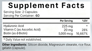 קפסולות חומצה היאלורונית OEM/ODM, תוספי תזונה צמחיים בהתאמה אישית למבוגרים עם שיפור צפיפות העצם, 60 כמוסות - Product Image 4